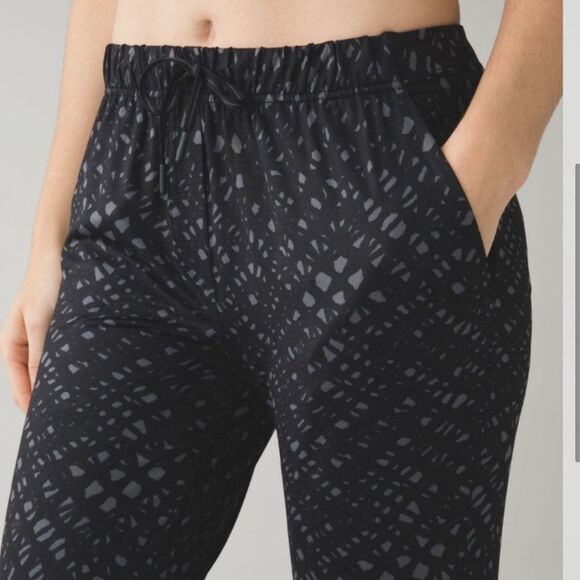 Lululemon Jet Set Pant Lace Play Dark Slate 8 - Picture 6 of 13